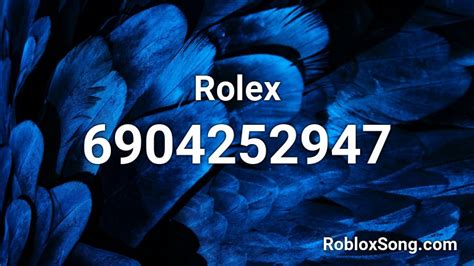 roblox song id for rolex|rolex roblox id.